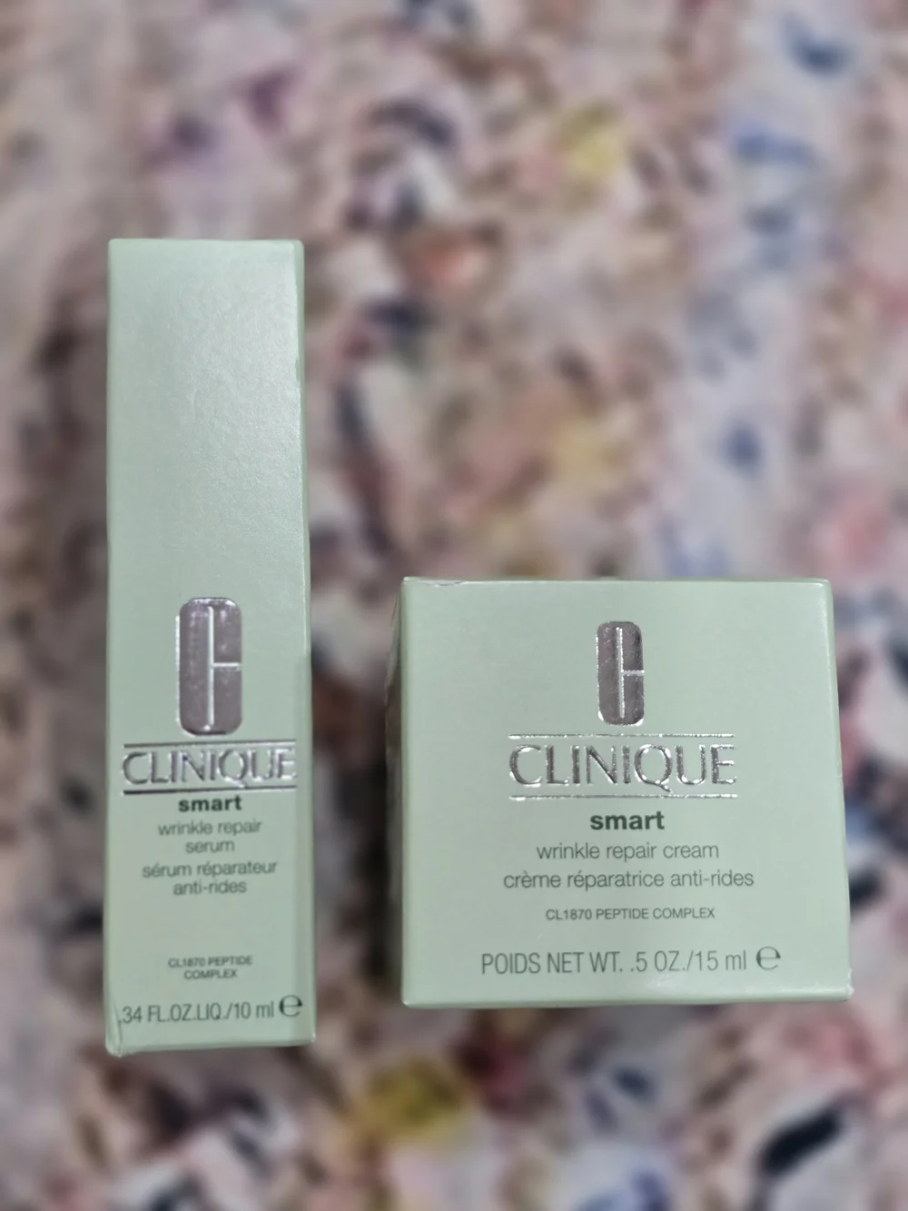 Clinique Smart Wrinkle Repair Cream 15ml & Serum 10ml